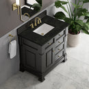 James Martin Brookfield 36" Single Bathroom Vanity, Black Onyx