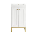 James Martin Chianti 20" Single Bathroom Vanity, Glossy White