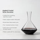 Raye Angled Crystal Wine Decanter