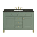 James Martin Chicago 48" Single Bathroom Vanity, Smokey Celadon
