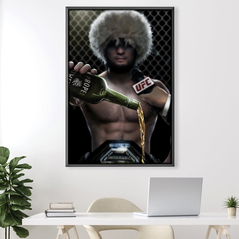 Khabib Victory Canvas