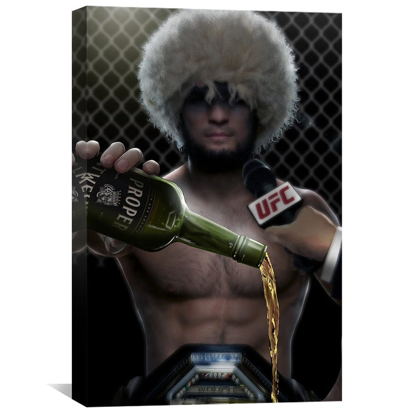 Khabib Victory Canvas