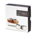 Glacier Rocks Stainless Steel Cube Set of 4 by Viski