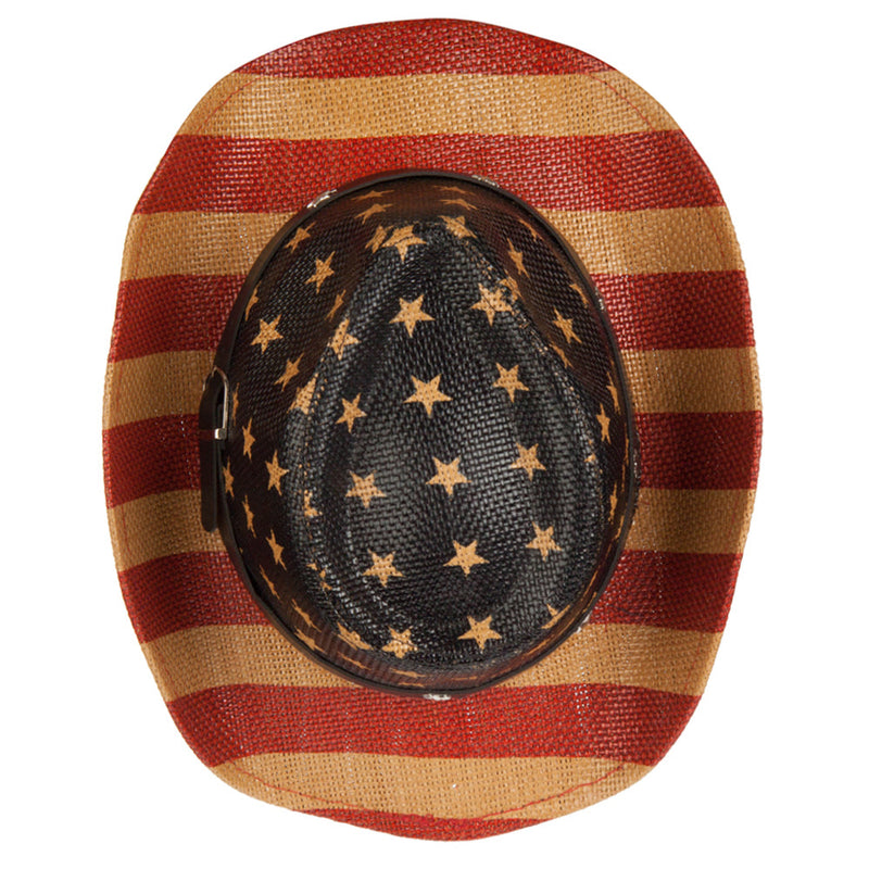 Kid's USA Flag Designed Cowboy Hat