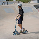 Folding Aluminum Alloy Scooter with 3 Adjustable Heights-Blue by LJGDeals