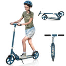 Folding Aluminum Alloy Scooter with 3 Adjustable Heights-Blue by LJGDeals