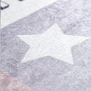 Kid's Rug Playmat with Numbers 1-10 Checkered in Pink