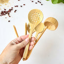 Kids Bamboo Cooking Utensil Set