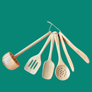 Kids Bamboo Cooking Utensil Set by Bamboo Switch