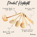 Kids Bamboo Cooking Utensil Set by Bamboo Switch