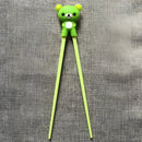 Kids bear panda cat learning chopsticks set dining room training gift by Decorbites