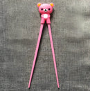 Kids bear panda cat learning chopsticks set dining room training gift by Decorbites