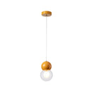 GobekUsa Kids Bedside Pendulum Light - Gourd Shape, Milky Glass, Macaron Ceiling Pendant - Pink/Yellow/Blue