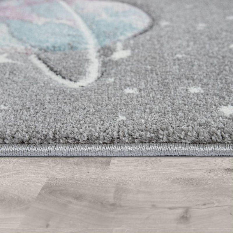 Kids Galaxy Rug Outer Space For Nursery In Grey