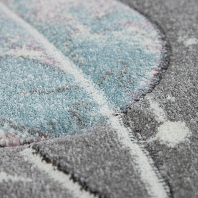 Kids Galaxy Rug Outer Space For Nursery In Grey