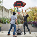 Adjustable Kids' Basketball Hoop Stand with Durable Net and Wheel by LJGDeals