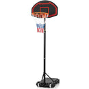 Adjustable Kids' Basketball Hoop Stand with Durable Net and Wheel by LJGDeals