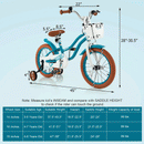16 Inch Kids Bike with Training Wheels and Front Handbrake by LJGDeals