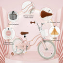 Children Bicycle with Front Handbrake and Rear Coaster Brake-Pink by LJGDeals