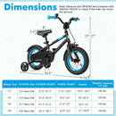 Kids Bike with Adjustable Handlebar and Saddle Black by LJGDeals