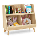 5-Cube Kids Bookshelf and Toy Organizer with Anti-Tipping Kits