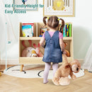 5-Cube Kids Bookshelf and Toy Organizer with Anti-Tipping Kits by LJGDeals