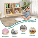 5-Cube Kids Bookshelf and Toy Organizer with Anti-Tipping Kits