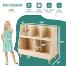 5-Cube Kids Bookshelf and Toy Organizer with Anti-Tipping Kits