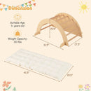 Kids Climbing Arch with Cushion Montessori Arch Climber/Rocker for Toddlers by LJGDeals