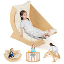 Kids Climbing Arch with Cushion Montessori Arch Climber/Rocker for Toddlers