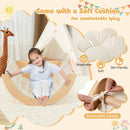 Kids Climbing Arch with Cushion Montessori Arch Climber/Rocker for Toddlers by LJGDeals