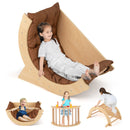 Kids Climbing Arch with Cushion Montessori Arch Climber/Rocker for Toddlers