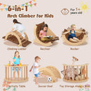 Kids Climbing Arch with Cushion Montessori Arch Climber/Rocker for Toddlers by LJGDeals