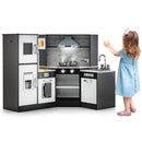 Kids Corner Pretend Kitchen Playset with Separated Washing Basin by LJGDeals