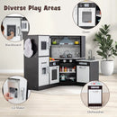 Kids Corner Pretend Kitchen Playset with Separated Washing Basin by LJGDeals