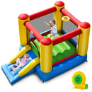 Kids Inflatable Bounce House with Slide and 480W blower by LJGDeals