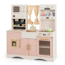 Kids Kitchen Playset with Microwave and Coffee Maker for Ages 3+ by LJGDeals