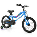 18 Inch Kids Bike LED Lighted Adjustable with Training Wheels for 4-8 Years Old Kids-18 inches by LJGDeals