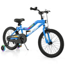 18 Inch Kids Bike LED Lighted Adjustable with Training Wheels for 4-8 Years Old Kids-18 inches by LJGDeals