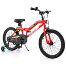 18 Inch Kids Bike with LED Lights Adjustable Carbon Steel Bicycle for 4-8 Years Old-18 inches by LJGDeals