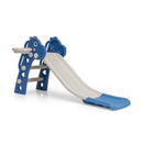 3-in-1 Kids Slide Baby Play Climber Slide Set with Basketball Hoop