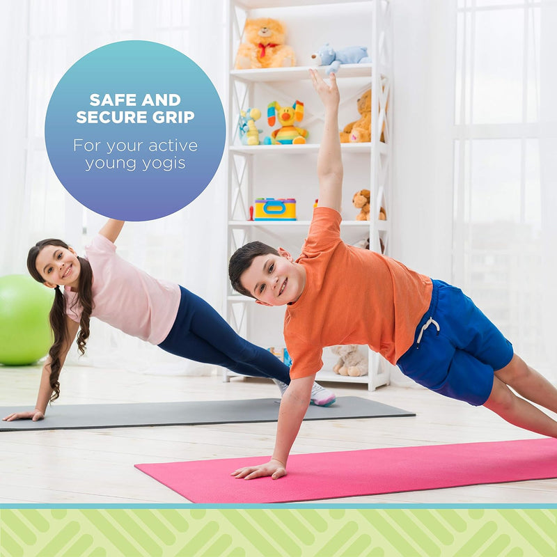 Kid's Sticky Yoga Mat with Designs and Colors