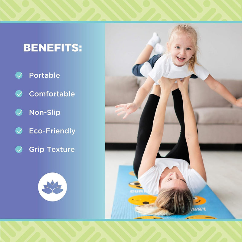 Kid's Sticky Yoga Mat with Designs and Colors