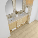 James Martin Marigot 72" Double Bathroom Vanity, Sunwashed Oak
