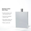 Stainless Steel Slim Flask by Viski