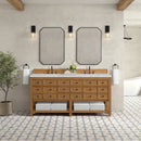 James Martin Malibu 72" Double Bathroom Vanity, Amber Birch
