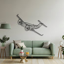 King Air 300 Angle Metal Aircraft Wall Art - NCP0387