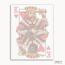 King of Hearts Card