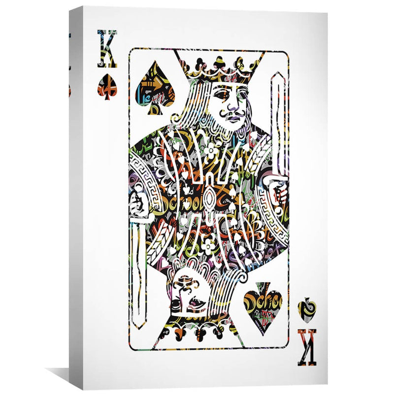 King of Spades - Graffiti Canvas