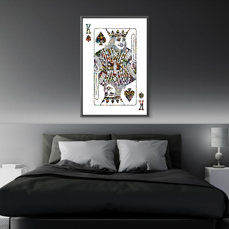 King of Spades - Graffiti Canvas